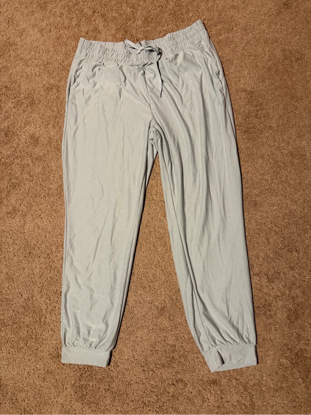 Old Navy Light Gray Women's Drawstring Jogger Pants